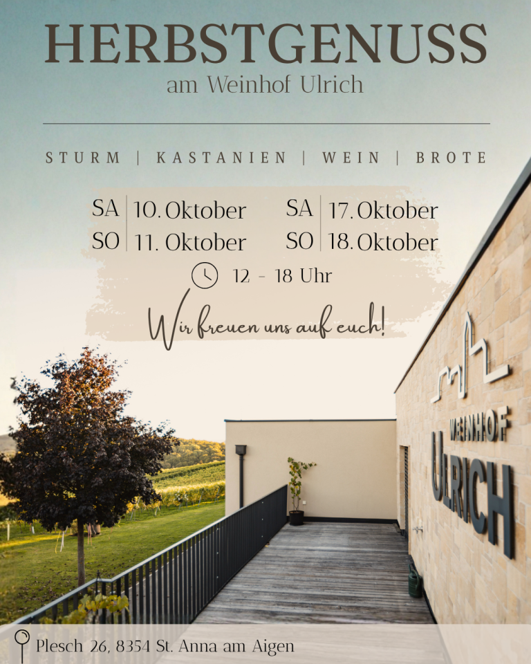 Herbstgenuss am Weinhof Ulrich